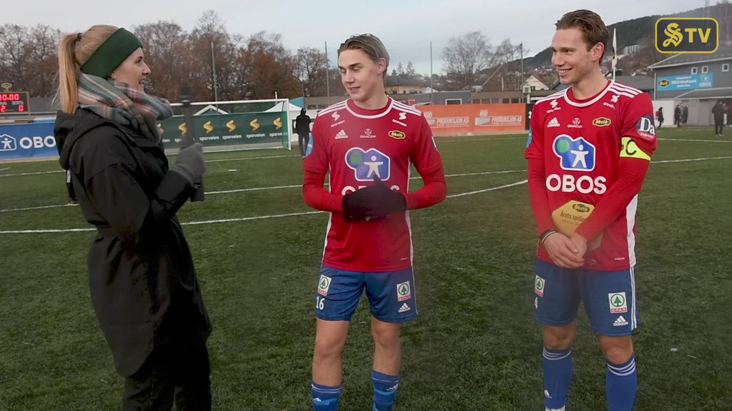Abel Stensrud og Fredrik Berglie etter Rosenborg 2